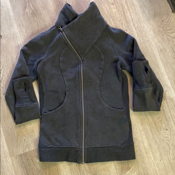 Lululemon Cozy Cuddle Up Jacket Asymmetrical Zip - Picture 3 of 6
